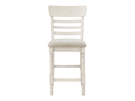 Alburgh White Counter Height Chair (Set of 2) - Ornate Home