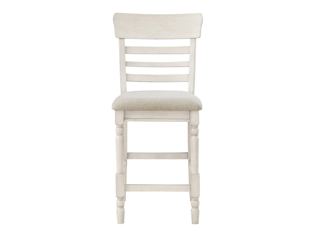 Alburgh White Counter Height Chair (Set of 2) - Ornate Home