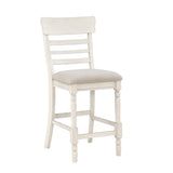 Alburgh White Counter Height Chair (Set of 2) - Ornate Home