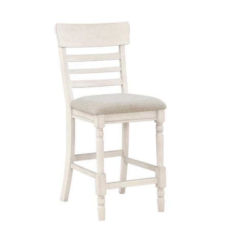 Alburgh White Counter Height Chair (Set of 2) - Ornate Home