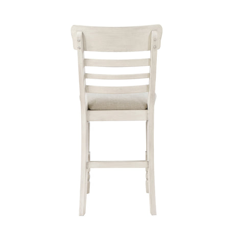 Alburgh White Counter Height Chair (Set of 2) - Ornate Home
