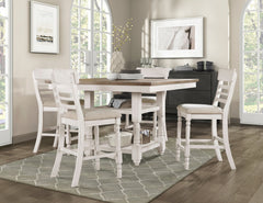 Alburgh White Counter Height Chair (Set of 2) - Ornate Home