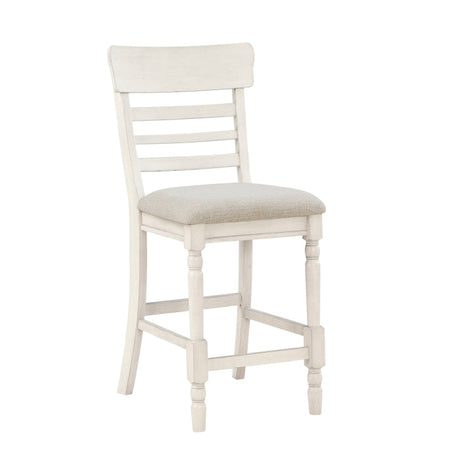 Alburgh White Counter Height Chair (Set of 2) - Ornate Home