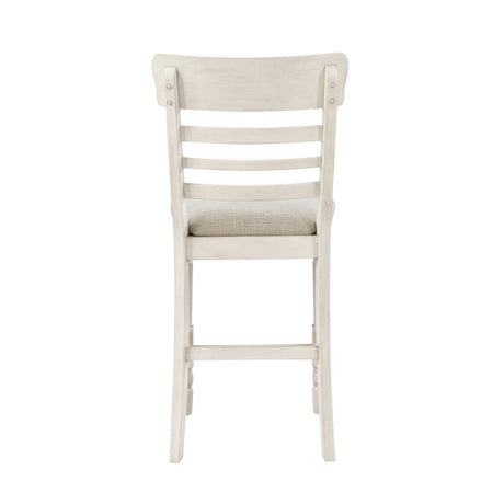 Alburgh White Counter Height Chair (Set of 2) - Ornate Home