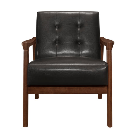 Alby Brown Accent Chair - Ornate Home