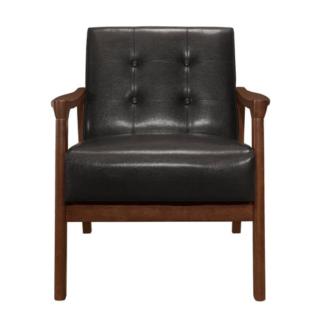Alby Brown Accent Chair - Ornate Home