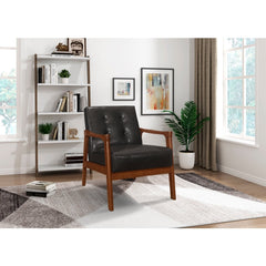 Alby Brown Accent Chair - Ornate Home