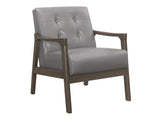 Alby Gray Accent Chair - Ornate Home