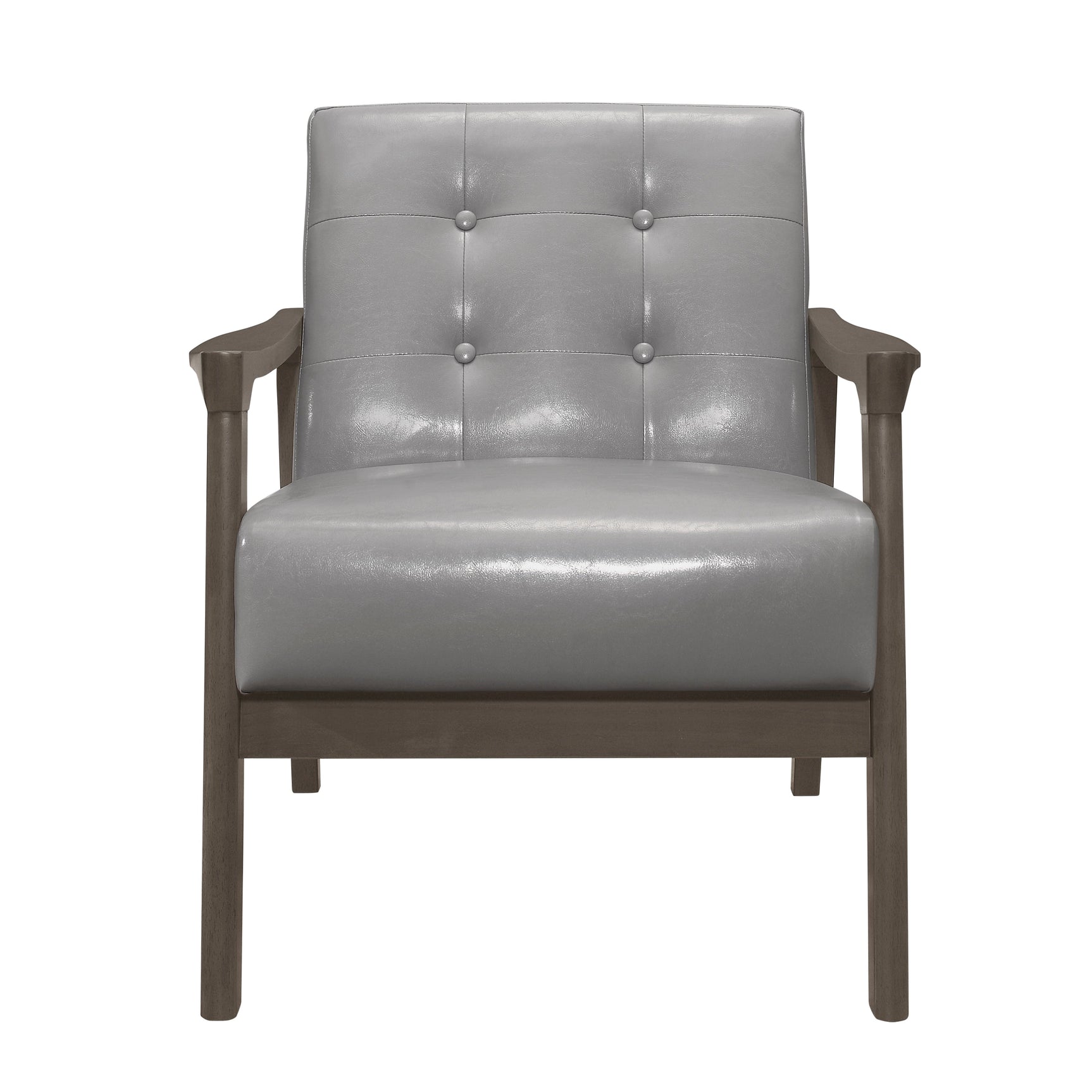 Alby Gray Accent Chair - Ornate Home