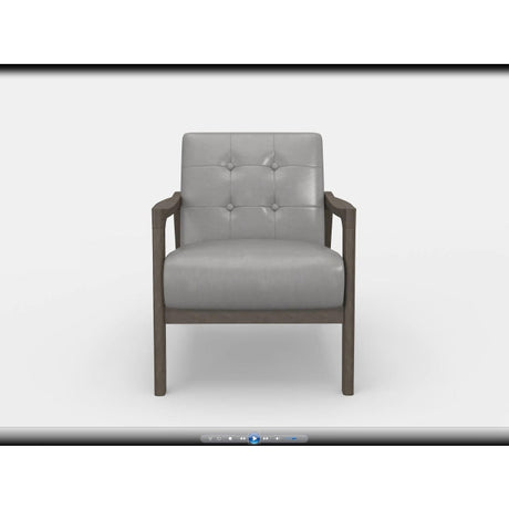 Alby Gray Accent Chair - Ornate Home