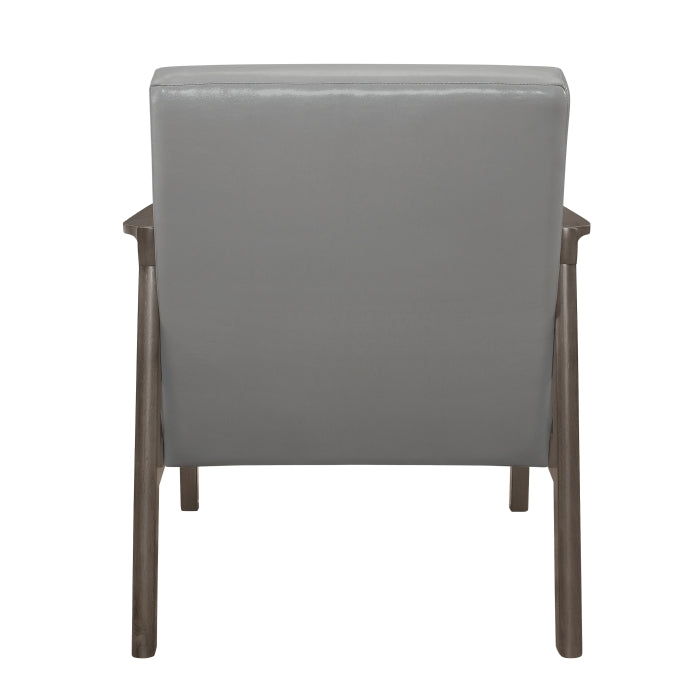 Alby Gray Accent Chair - Ornate Home