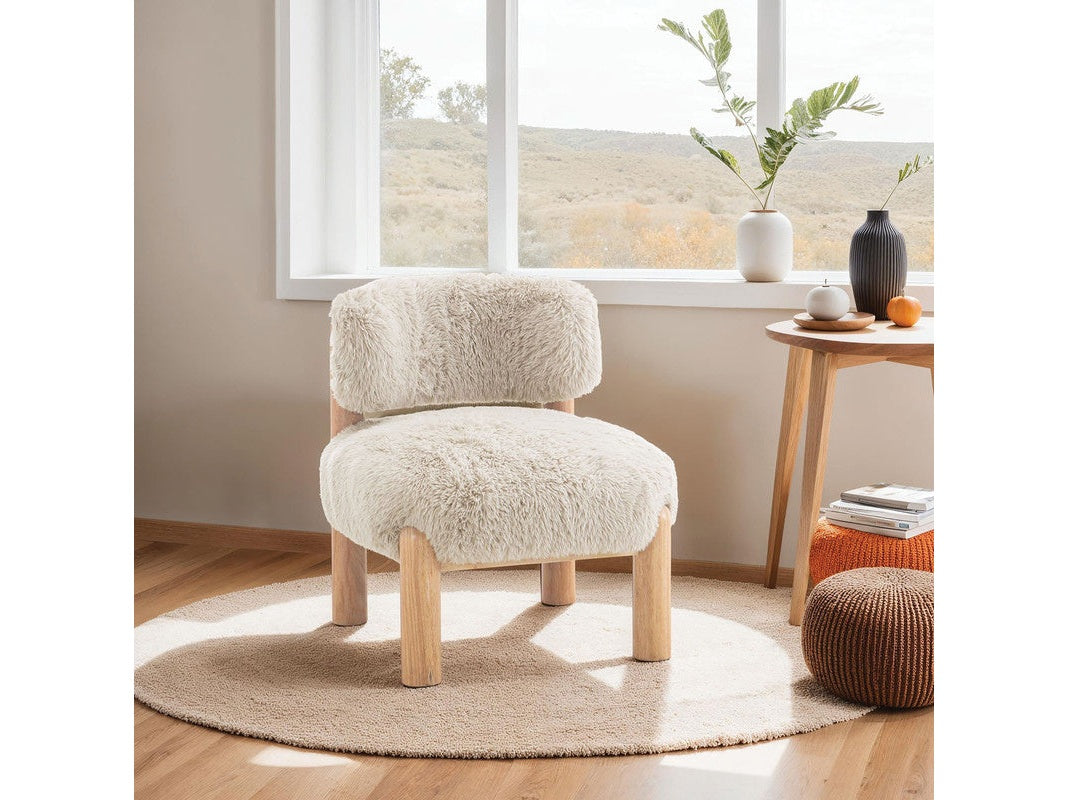 Alcoba Taupe Accent Chair - Ornate Home