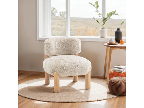 Alcoba Taupe Accent Chair - Ornate Home