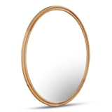 Alcott Oak Oval Mirror - Ornate Home
