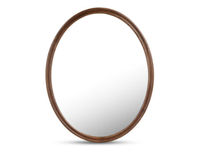 Alcott Walnut Oval Mirror - Ornate Home