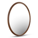 Alcott Walnut Oval Mirror - Ornate Home