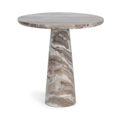 Alcove Milan Taupe 30" Round Dining Table