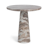 Alcove Milan Taupe 30" Round Dining Table