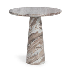 Alcove Milan Taupe 30" Round Dining Table