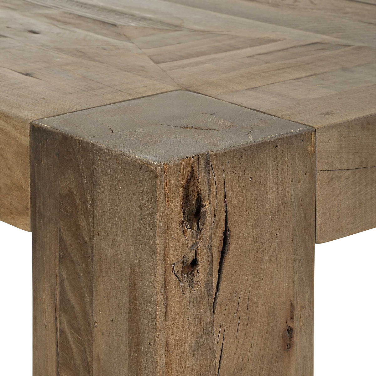 Aldan Reclaimed Oak Dining Table - Ornate Home