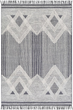 Aldbourne Gray Tassel Flatweave Wool Rug - Clearance - Ornate Home