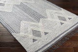 Aldbourne Gray Tassel Flatweave Wool Rug - Clearance - Ornate Home