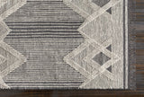 Aldbourne Gray Tassel Flatweave Wool Rug - Clearance - Ornate Home
