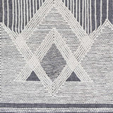 Aldbourne Gray Tassel Flatweave Wool Rug - Clearance - Ornate Home