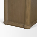 Alden Brown Rectangular Pedestal Dining Table - Ornate Home