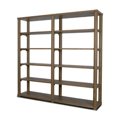 Alden Medium Brown Wood Open Shelving Unit - Ornate Home