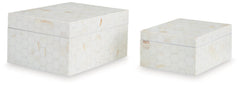 Aldenburg Cream Box (Set of 2) - Ornate Home