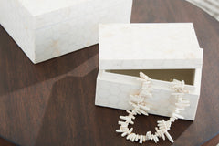 Aldenburg Cream Box (Set of 2) - Ornate Home