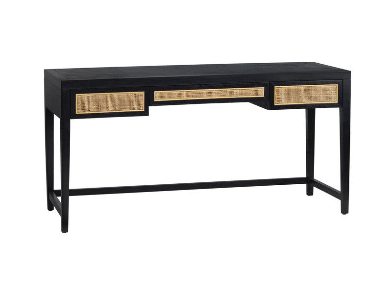 Alder Black Writing Desk - Ornate Home