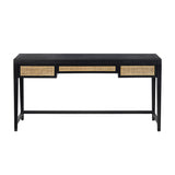 Alder Black Writing Desk - Ornate Home