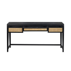 Alder Black Writing Desk - Ornate Home
