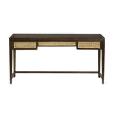 Alder Brown Writing Desk - Ornate Home