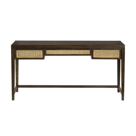 Alder Brown Writing Desk - Ornate Home