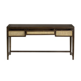 Alder Brown Writing Desk - Ornate Home