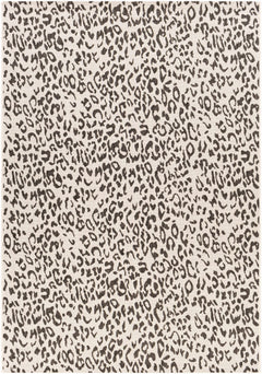 Alderbury White Leopard Print Outdoor Rug - Ornate Home