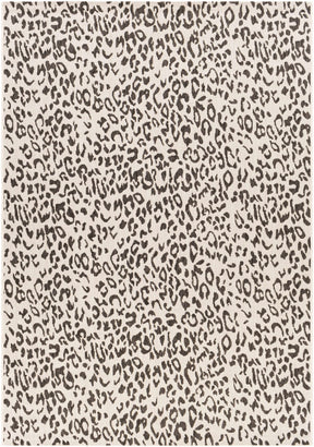 Alderbury White Leopard Print Outdoor Rug - Ornate Home