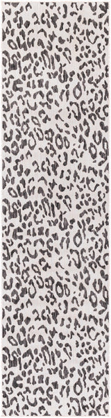 Alderbury White Leopard Print Outdoor Rug - Ornate Home