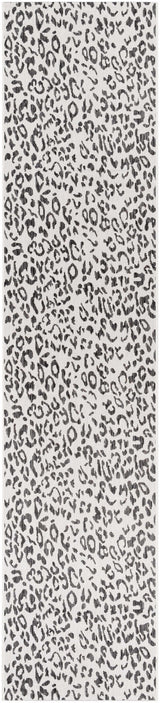 Alderbury White Leopard Print Outdoor Rug - Ornate Home