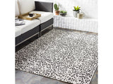 Alderbury White Leopard Print Rug - Ornate Home