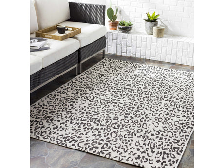 Alderbury White Leopard Print Rug - Ornate Home