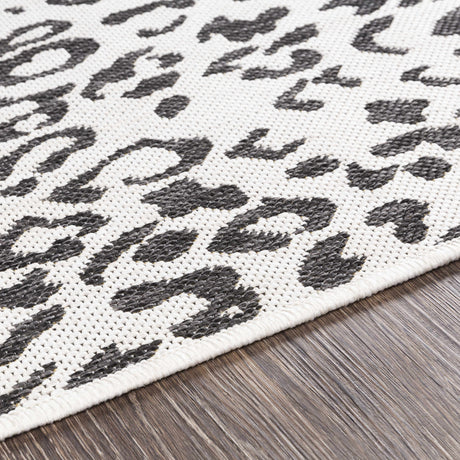 Alderbury White Leopard Print Rug - Ornate Home