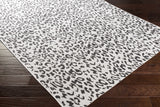 Alderbury White Leopard Print Rug - Ornate Home