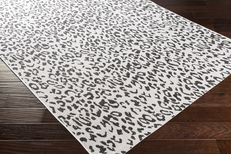 Alderbury White Leopard Print Rug - Ornate Home