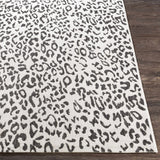 Alderbury White Leopard Print Rug - Ornate Home