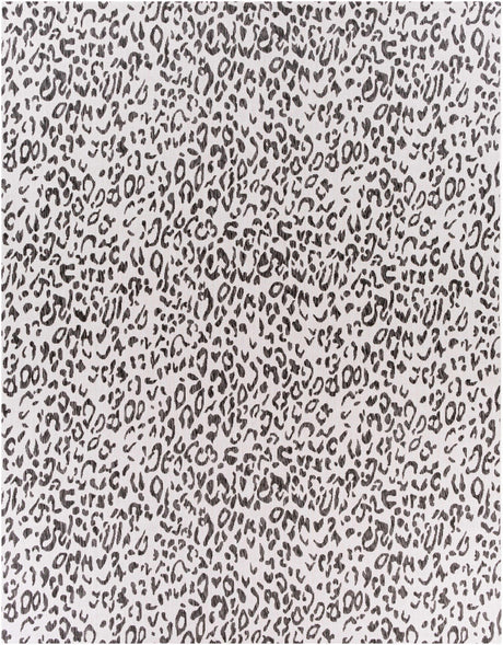Alderbury White Leopard Print Rug - Ornate Home