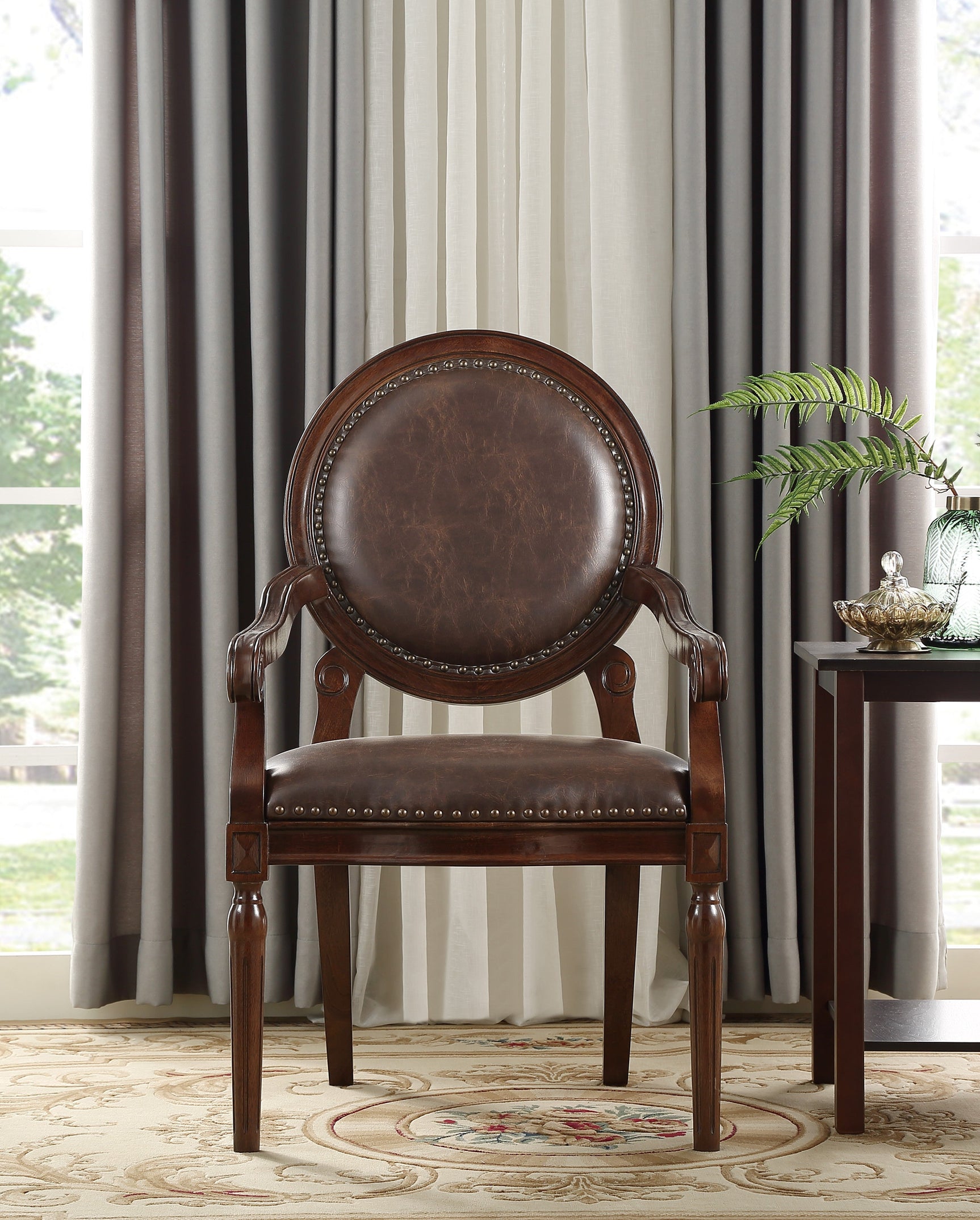Aldermont Brown Desk Chair - Ornate Home